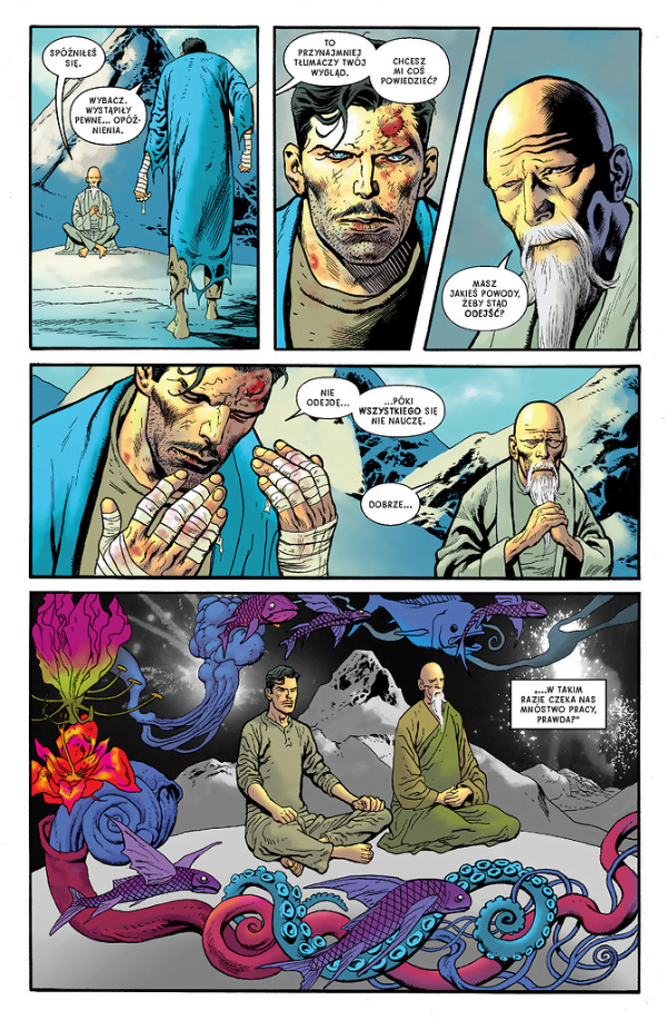 Doktor Strange - przykładowy kadr z komiksu