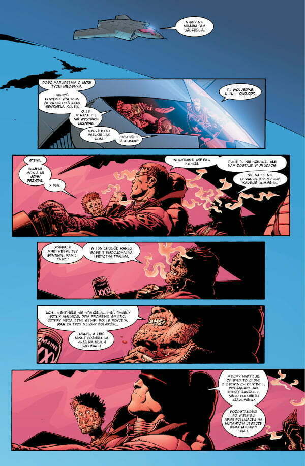 New X-Men - przykładowa strona z komiksu