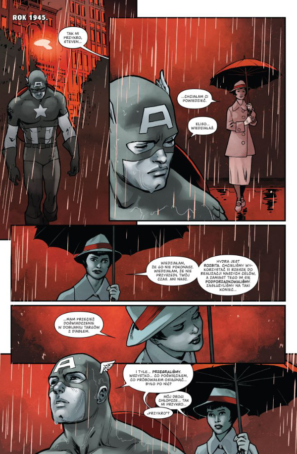 Kapitan Ameryka Steve Rogers — Kadr z komiksu