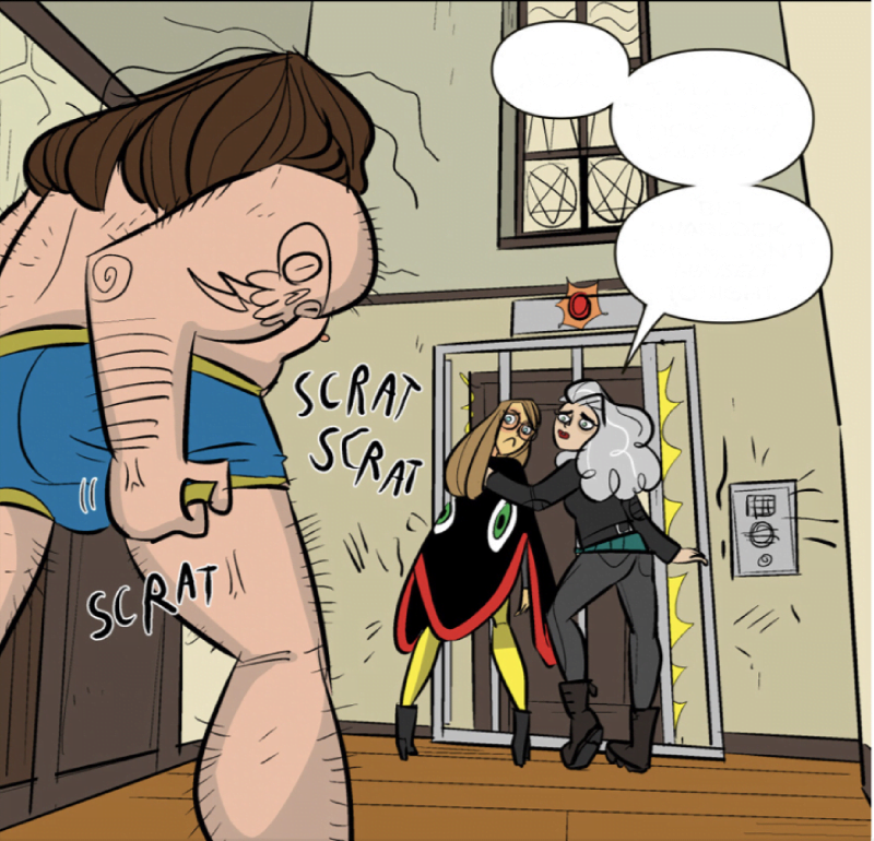 Steeple - Kadr z komiksu