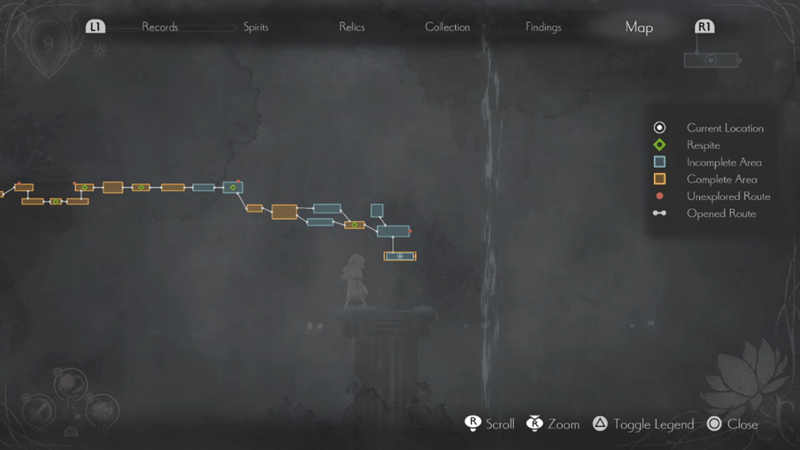 Fragment mapy wraz z legendą 